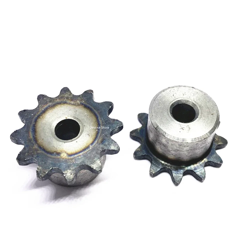 2PCS Sprocket 10/11/12/13 Teeth Chain Wheel 04C 25B 25H Small Sprocket 6mm Hole diameter