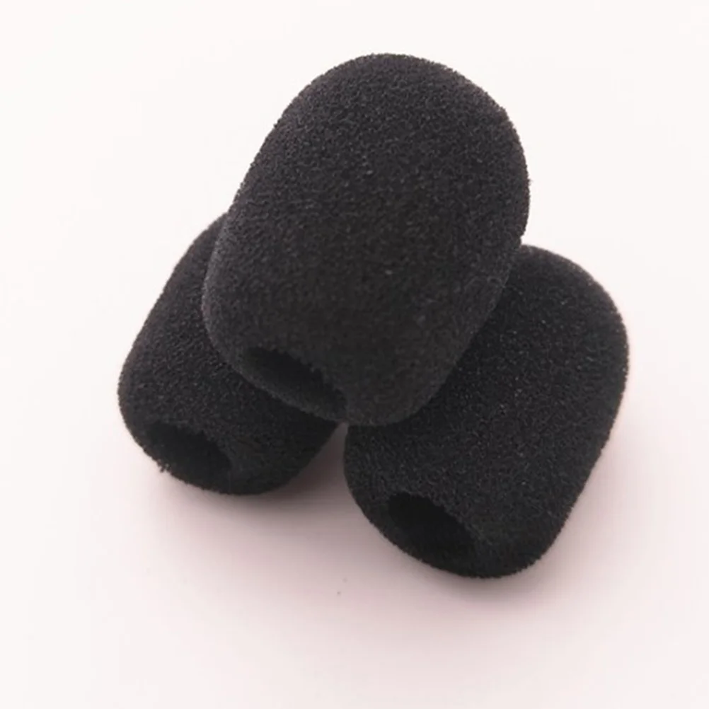 40 Pcs Little Bee Sponge Cover Microphone Covers Protective Lapel Accessories Protectors