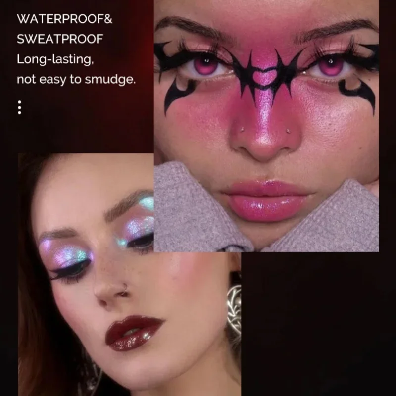 Brillant à lèvres Vampire diamant nacré, hydratant longue durée, imperméable, ne se décolore pas, maquillage d'halloween, glaçage