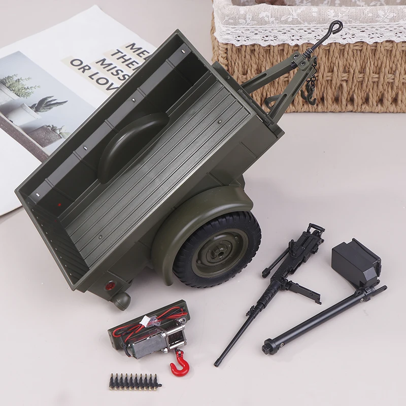 Jjrc c8815 peças de atualização reboque metal soldado guincho dossel copo direção carro rc para c8815 rc carro atualização peças