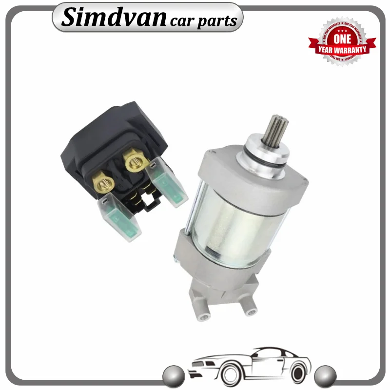 

1Set 4C8-81890-00-00 4C8-81890-01-00 4C8-81890-02-00 Starter Motor & Relay for Yamaha Motorcycle 2007 2008 R1 YZFR1 YZF-R1