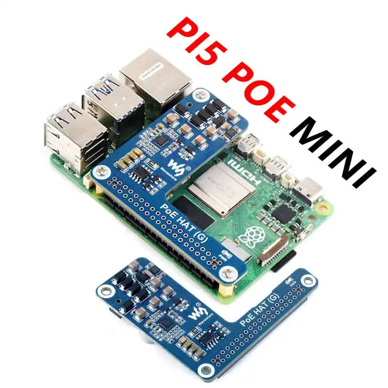 Imagem -05 - Raspberry pi Poe Mini Hatg Power Over Rj45 Ethernet 802.3af no Moudle Compatível com Raspberry pi Estojo Oficial