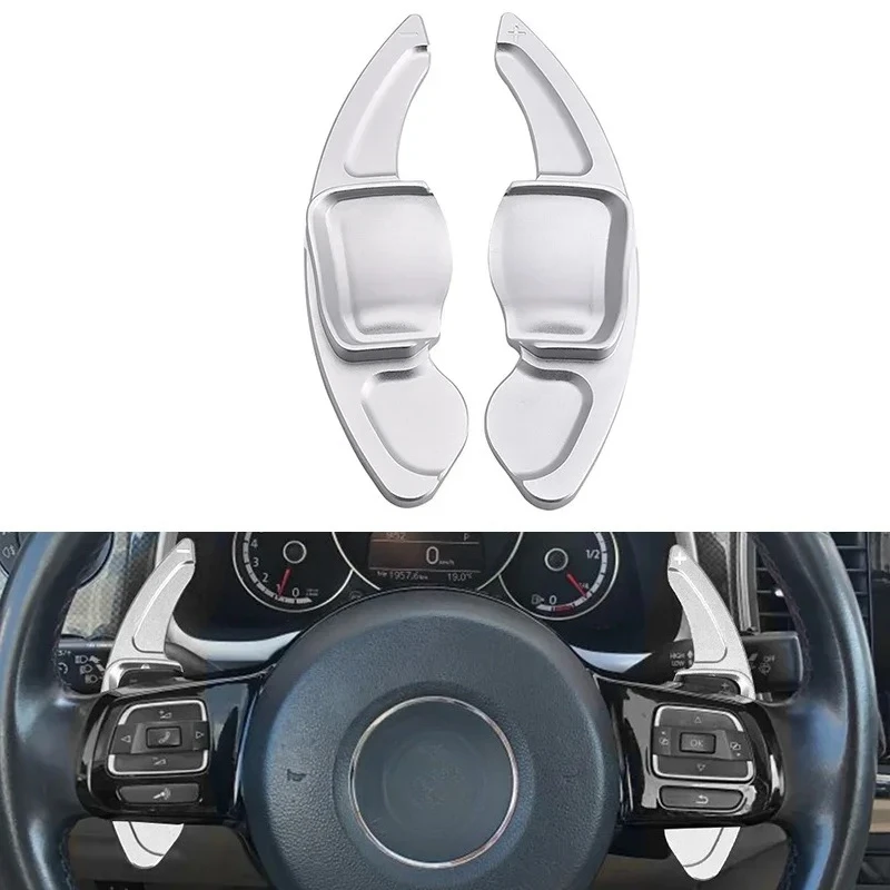 

For VW Tiguan Golf 6 MK5 MK6 R20 R36 For Volkswagen Jetta GTI Scirocco Touareg Eos Sharan Polo Car Shifter Paddles Accessories