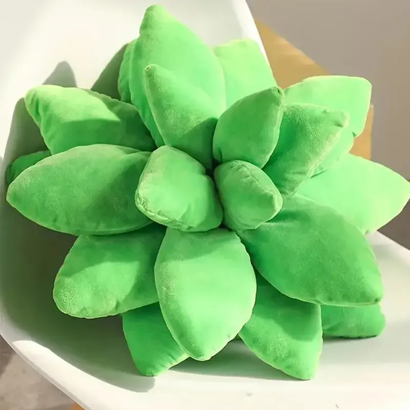 25cm Succulent Plant Throw Plush Pillow Creative Stuffed & Plush Plants Toy for Home Decor Kids Birthday Gifts Christmas Gift