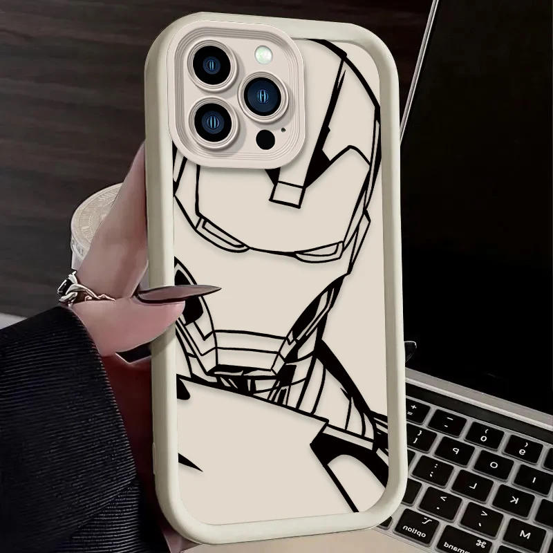 Coque de téléphone Marvel Spider-man Venom, étui antichoc pour IPhone 16 16E 15 14 13 12 11 Pro Max X XS X S Max XR SE 2020 SE4 7 8