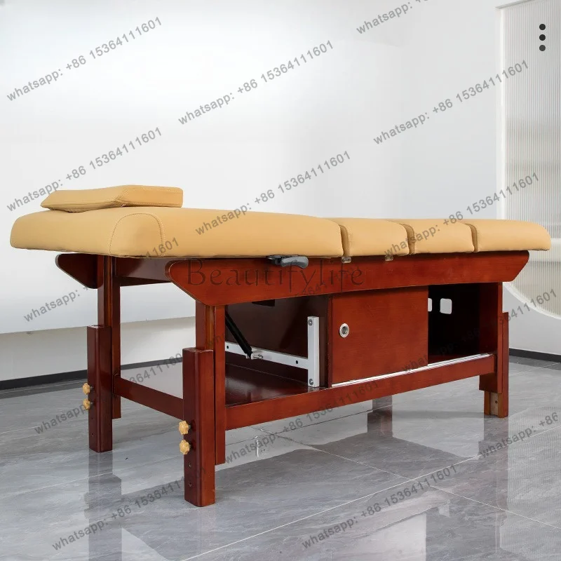 FG Beauty Comfort Massage Tables Tattoo Speciality Adjust Lifting Massage Tables Nail PU Leather Furniture Table De Massage MHAM