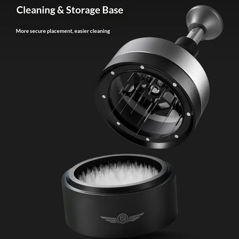 Hero Jianying Coffee Needle Distributor Rotating Espresso WDT Tool Press Stir to Evenly Break Up Clumps for Uniform Extraction