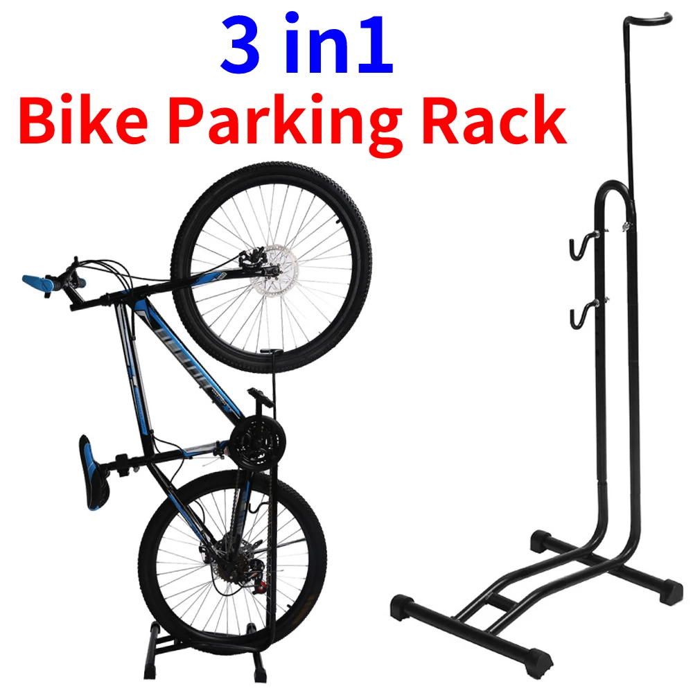 

Bicycle Floor Parking Rack Bike Indoor Garage Storage Bike Repair Stand Maintenance Holder Rack for MTB Mountain Bike Accessory