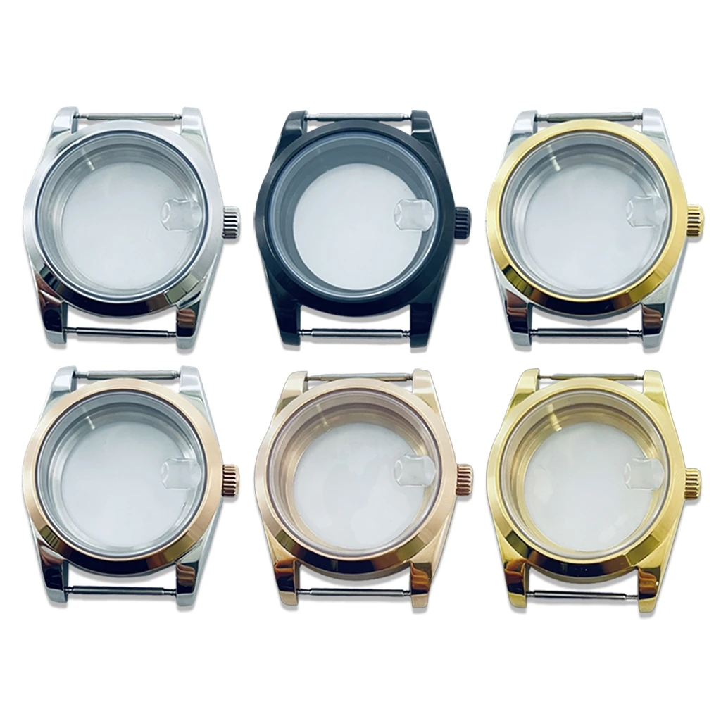 

High Quality 36mm 40mm Rose Gold Case Sapphire Crysta Fit NH34 NH35 NH36 NH38 NH39 NH70 NH72 ETA2824 PT5000 Movement