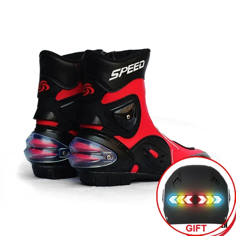 B1001 Motorcycle Racing Boots Professional SPEED Biker Shoes