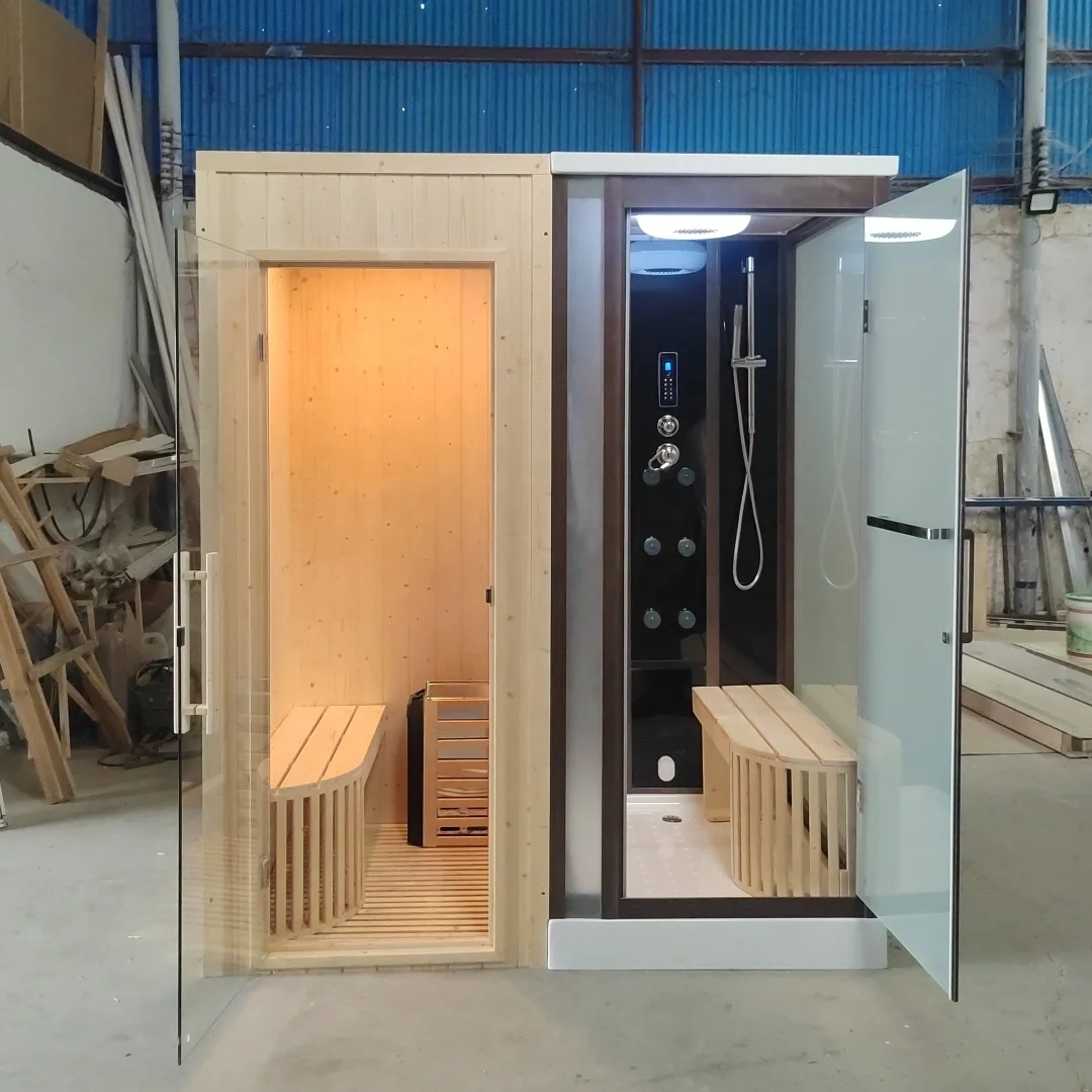 シャワールーム サウナキャビン スチーム＆サウナコンボ、屋内バスルーム スチーム＆サウナ複合室