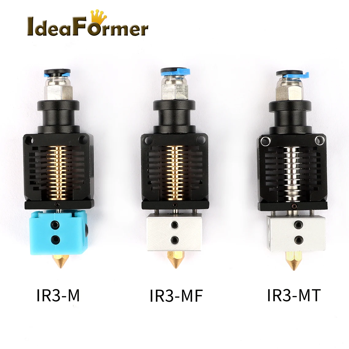 IdeaFormer IR3-MT IR3-MF IR3-M Hotend All Metal/PTFE Throat Heatbreak Hotend For Ideaformer IR3 & IR3 V1 3D Printer V5 V6 J-head