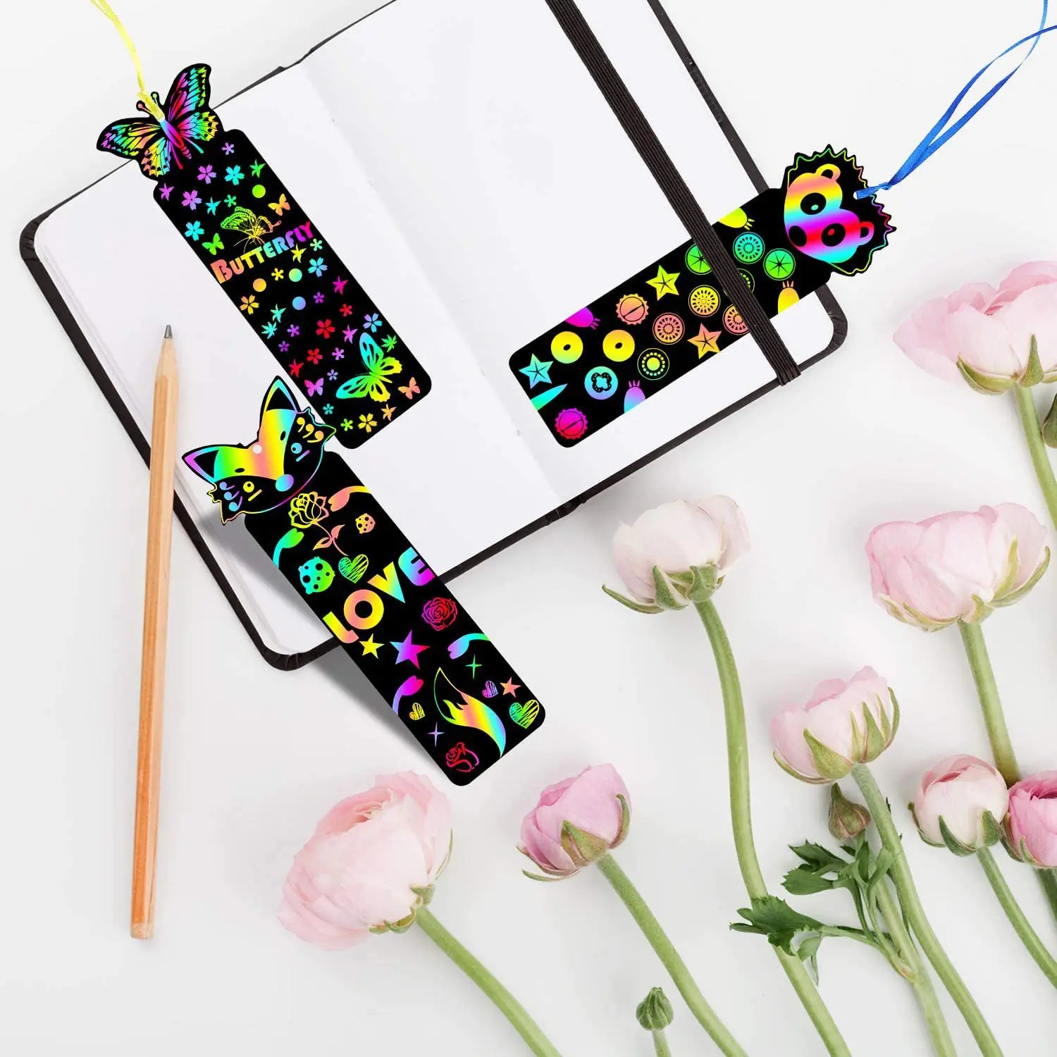 24 stuks dier DIY speelgoed krabben schilderpapier Alien krabben schilderen kleurrijk krabpapier voor kinderen