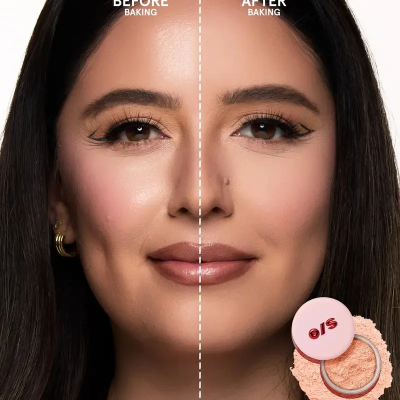 2025 Neues, beliebtes Puder-Rouge, dauerhaftes Make-up-Einstellwerkzeug, praktische Make-up-Reparatur, fein, mit Puderquaste-Make-up-Zubehör