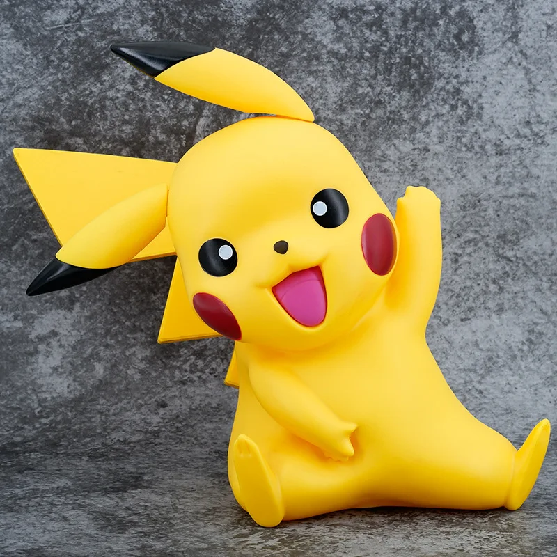 

Kawaii Anime Pokemon Cartoon Pikachu Action Figures Interchangeable Ears Cute Pvc Model Desk Decoration Toys Children Gifts