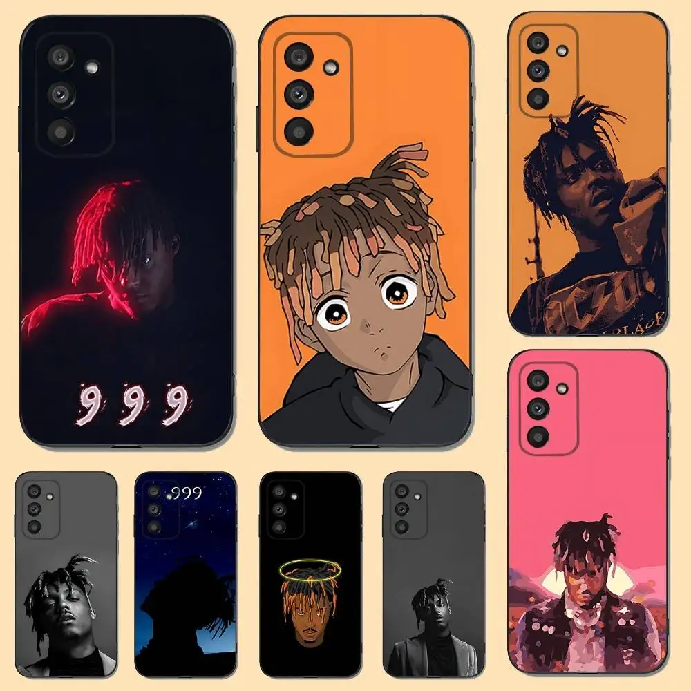 

999 J-Juice W-WRLD Phone Case For Samsung S 25,24,23,22,30,21,10,9,Ultra,Plus,Lite,FE,4,5 G Soft Black Case