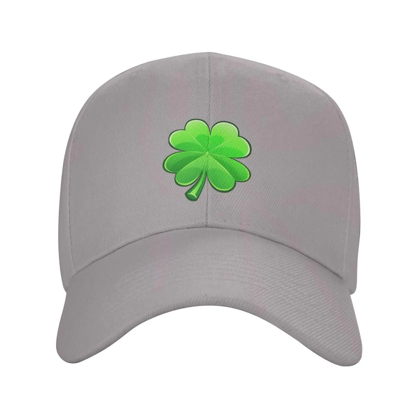 St. Patrick's Day Green Four Leaf Clover Dad Hat Outdoor Trucker Hats Unisex Classic Baseball Cap Adjustable Casquette