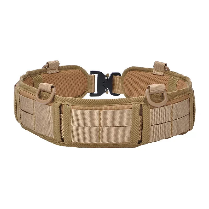 Tactical Belt Molle Battle Belt Airsoft Combat Outdoor Men CS Hunting Paintball Padded Waist Belt Set Adjustable