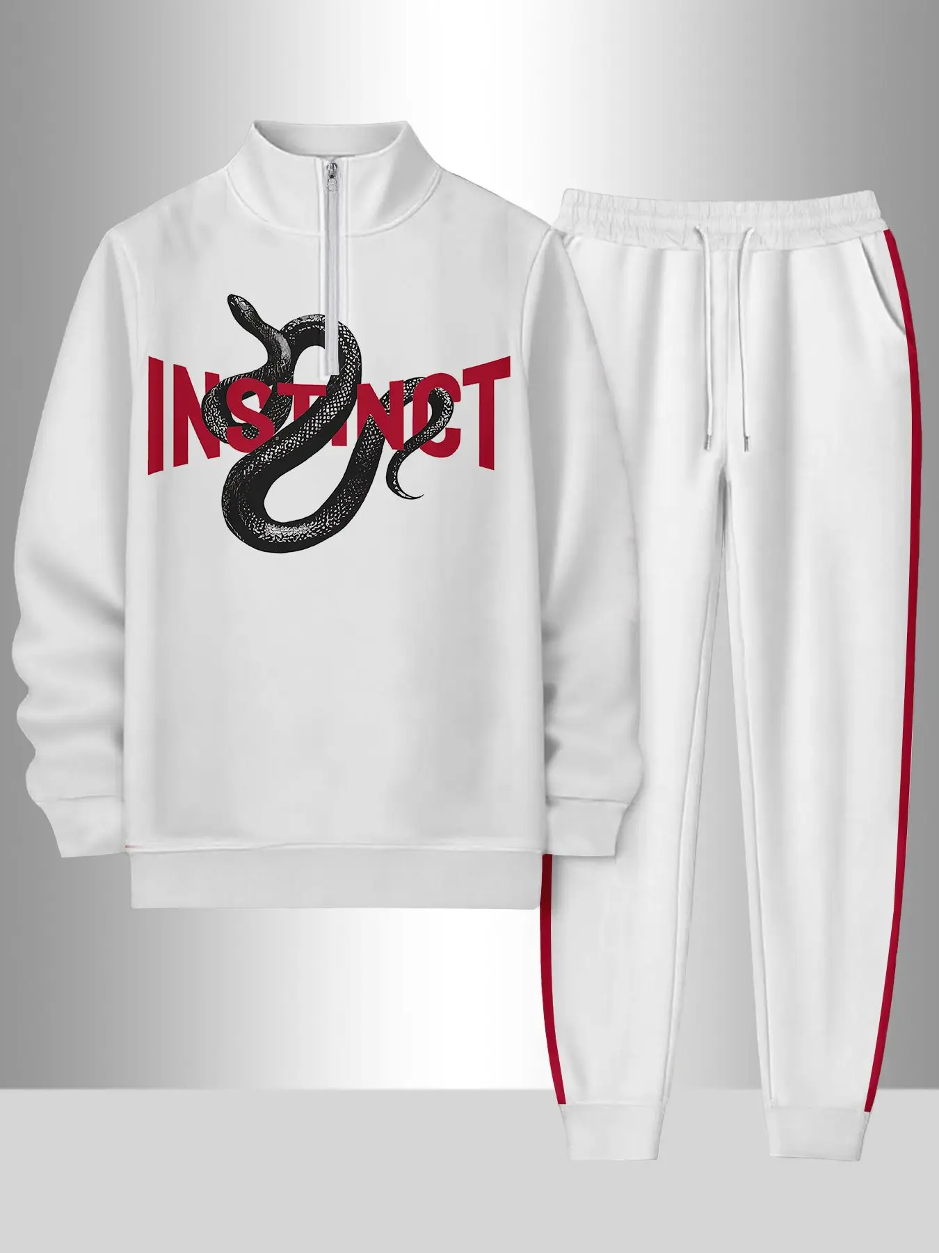 Conjunto de 2 piezas, conjunto deportivo de manga larga y pantalones largos a la moda para hombres europeos y americanos