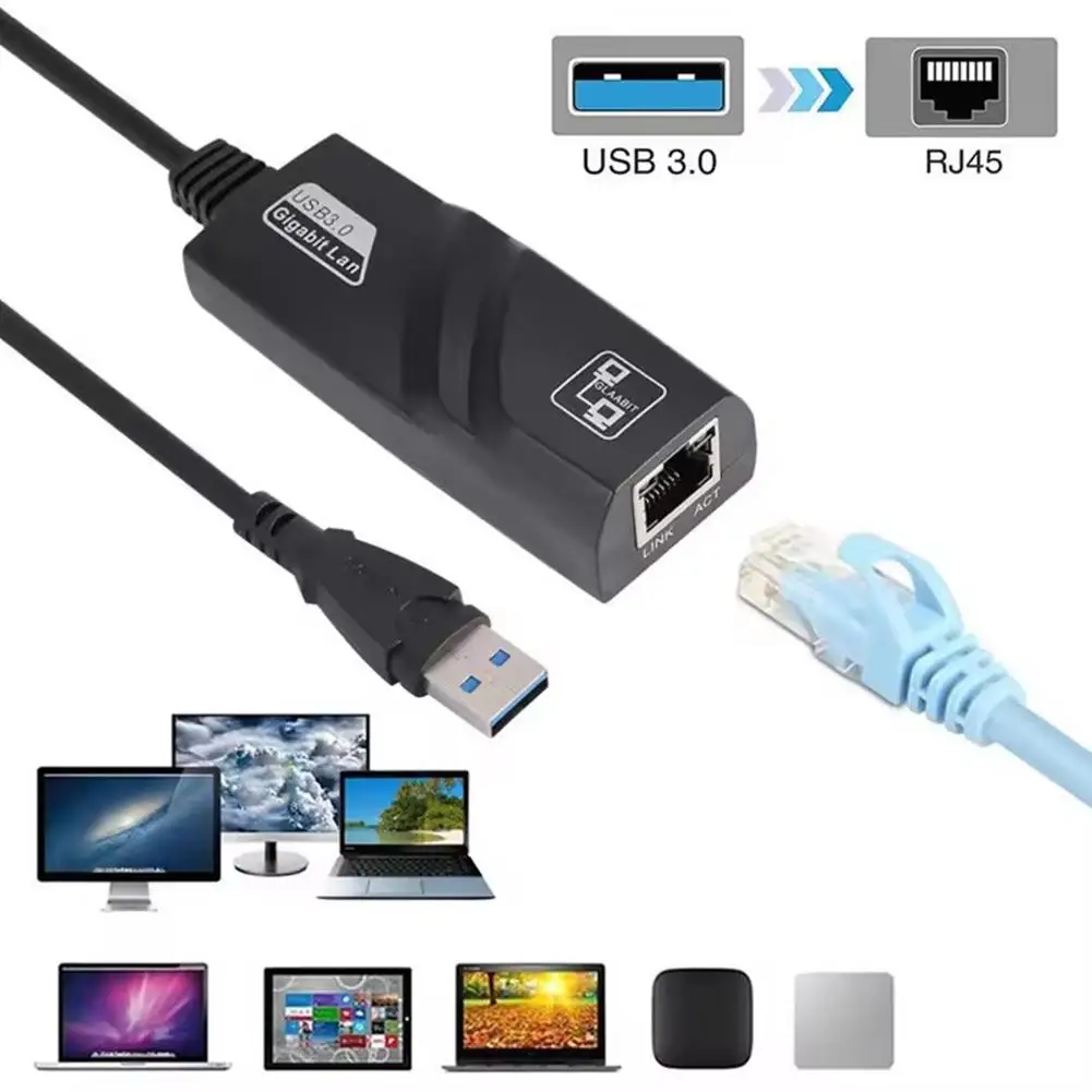 محول إيثرنت من نوع c إلى rj45 شبكة إيثرنت ، usb ، usb ، usb ، بطاقة شبكة للكمبيوتر الشخصي ، كمبيوتر محمول ، x9w8