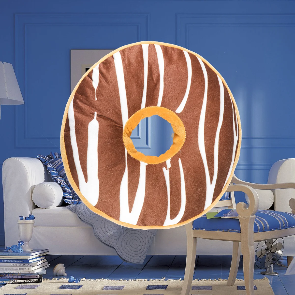 

Donut Doughnut Throw Pillow Throw Pillows For Home Office Car Decor Milk Chocolate Donut Cushion Doughnut Pillow Color