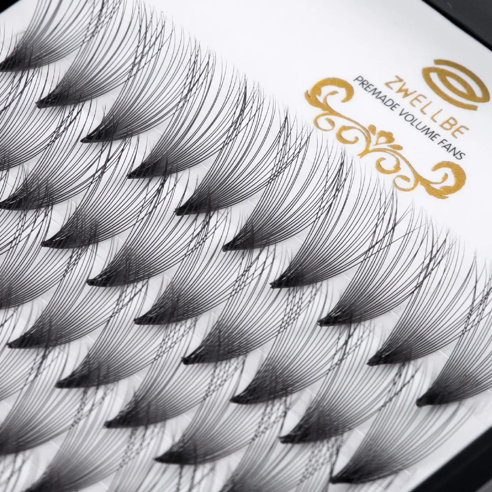 12lines Premade Russian Volume Fans 3D/4D/5D/6D/7D/8D/9D/10D/20D Eyelashes Short Stem Lash Pre made Eyelash Extensions Supplies