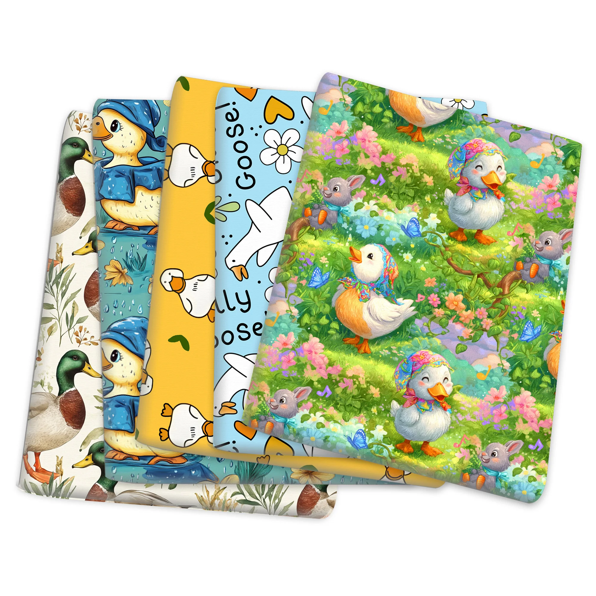 

50*145cm Duck Patchwork Printed Polyester Cotton Fabric for Tissue Sewing Quilting Fabrics Needlework Material DIY Handmade