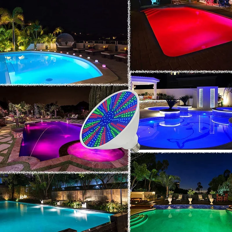 Imagem -02 - Led Piscina Lâmpada 120v 40w Rgb Mudança de Cor para Interior Substituição para Pentair e Haward Dispositivo Elétrico