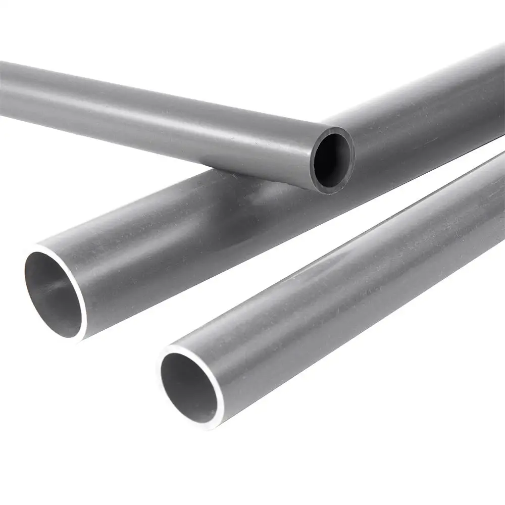 Grey PVC Tube OD 20/25/32mm Length 48-50cm For Aquarium Irrigation Water Tank Water Supply Tube Drainage System Fittings 2Pcs