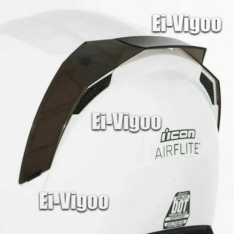 Tampas de capacetes de motocicleta Airflite para spoiler traseiro Icon Airflite