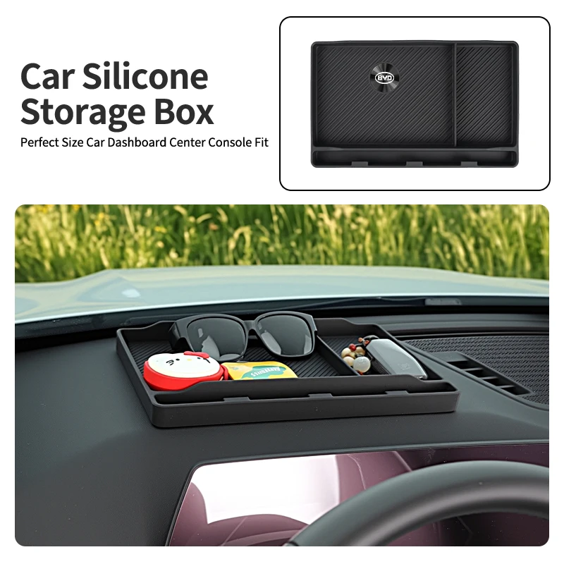 

Car Dashboard Storage Box Organizer Phone Holder Stowing Tidying Accessories For BYD Shark 6 M6 G3 G5 T3 E2 F3 I3 F0 F6 S6 S8 E5