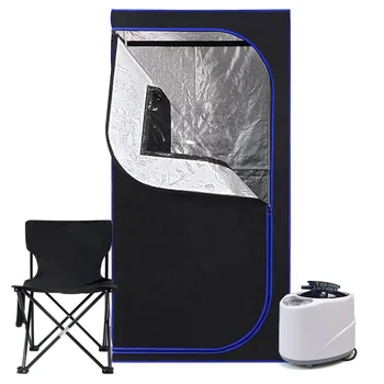 Sauna, Caja De Sauna Portátil, Tienda De Sauna De Vapor Para Spa En Casa, Gran Espacio, Tienda De Sauna Personal Para El Hogar, Cuerpo Completo Con 3 L 1100 W Vaporizador