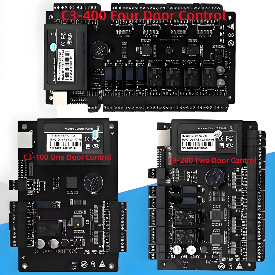C3-100 C3-200 C3-400 IP-based Door Access Control Board Wiegand Access Control Panel Card Access Control System ZK C3 Series