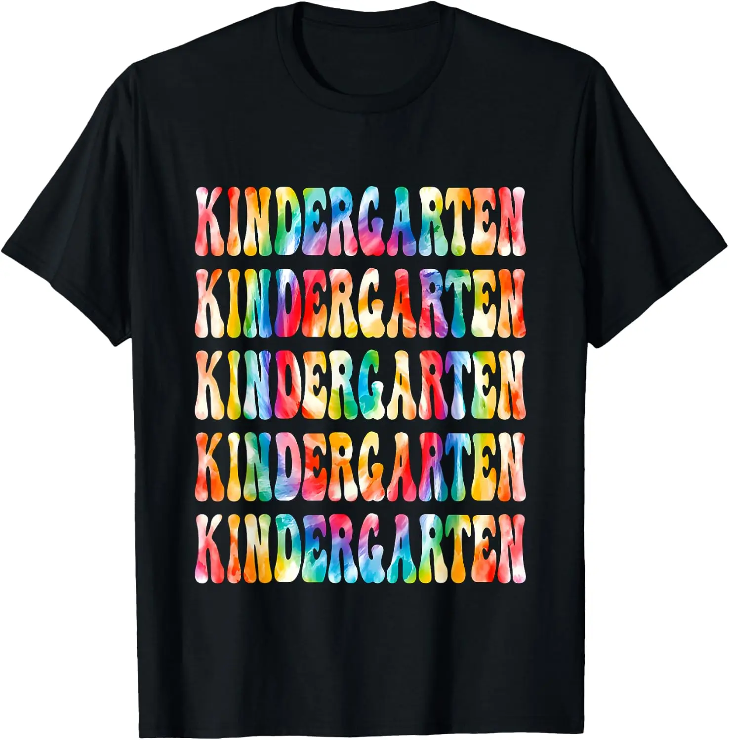 Kindergarten First Day Of Kinder Teachers Boys Girls Kids T-Shirt 100% Cotton Trendy Y2K Short-Sleeve Tee-Soft, Quick-Drying,