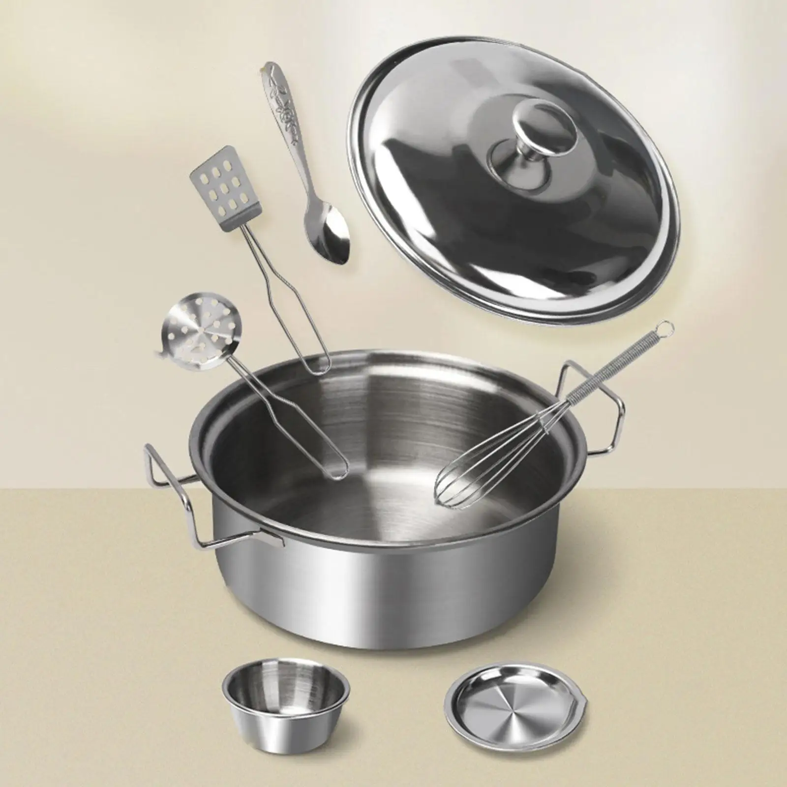 Conjunto de acessórios de brinquedo de cozinha para crianças, 25 peças, resistente para o tempo de ligação da família