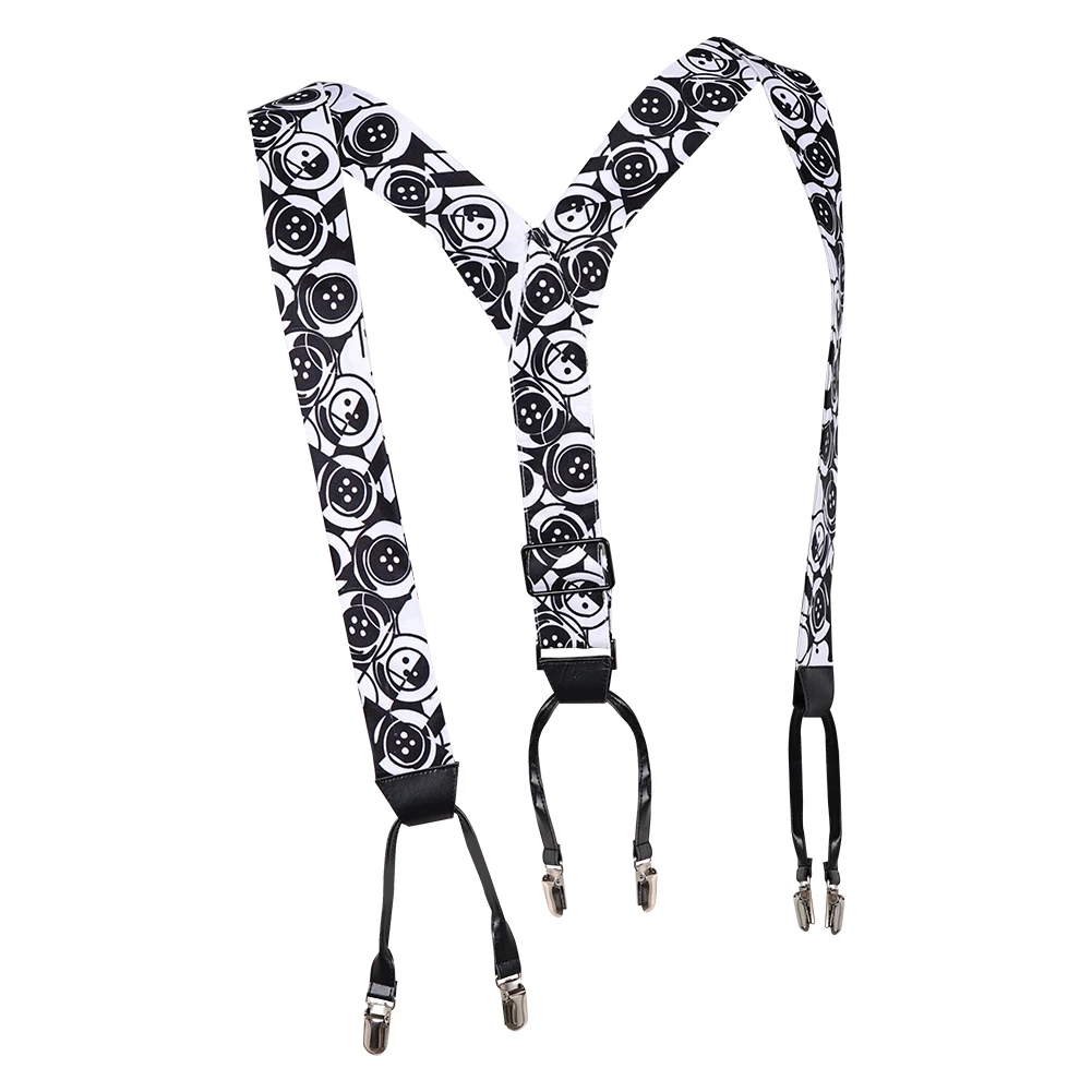 Fantasia máscara stanley masculino cosplay alças de ombro jim filme cosplay disfraz acessórios traje halloween carnaval festa adereços