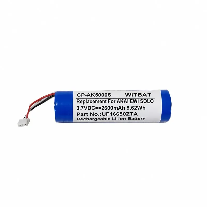 for AKAI EWI SOLO Electric Wind Instrument Battery UF16650ZTA Rechargeable Li-ion Cell Replacement Power Supply