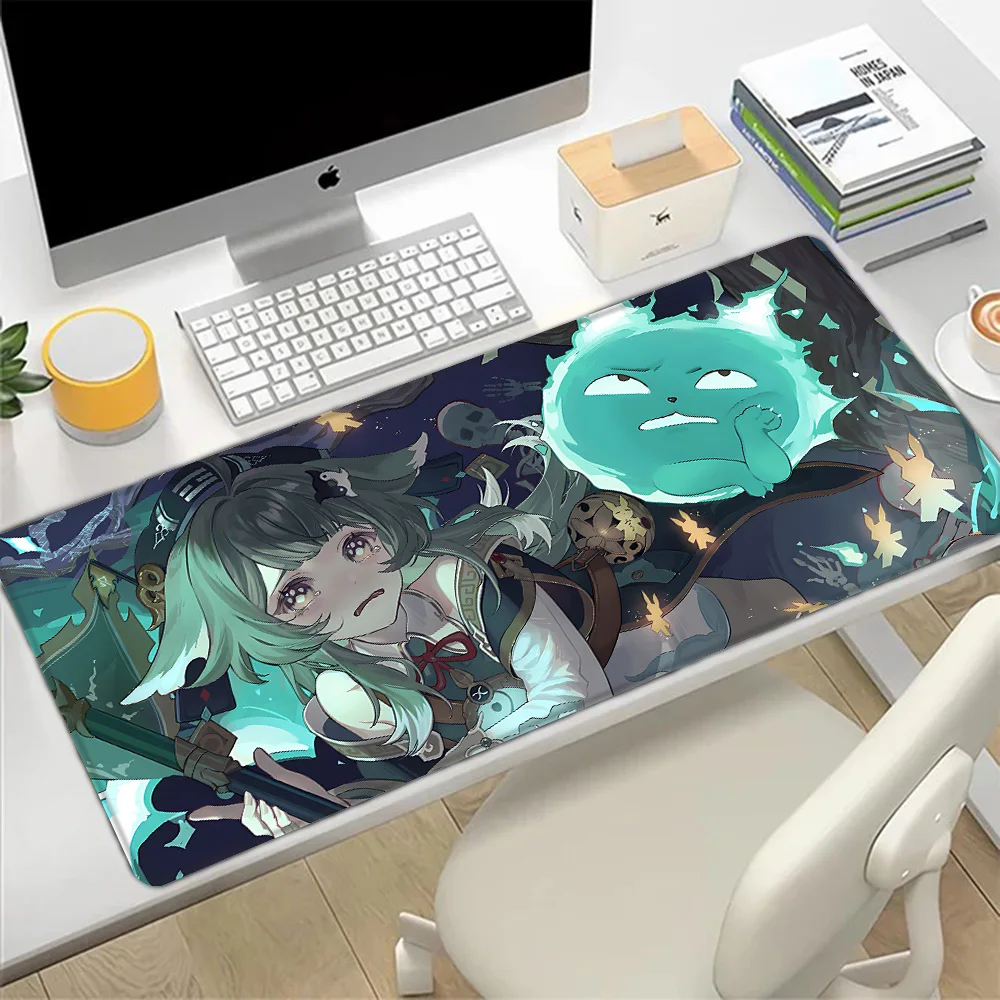 Huohuo Honkai Star Rail Mousepad HD Printing Computer Gamers Locking Edge Non-slip Mouse Pad XXL90x40cm Keyboard PC Desk Pad