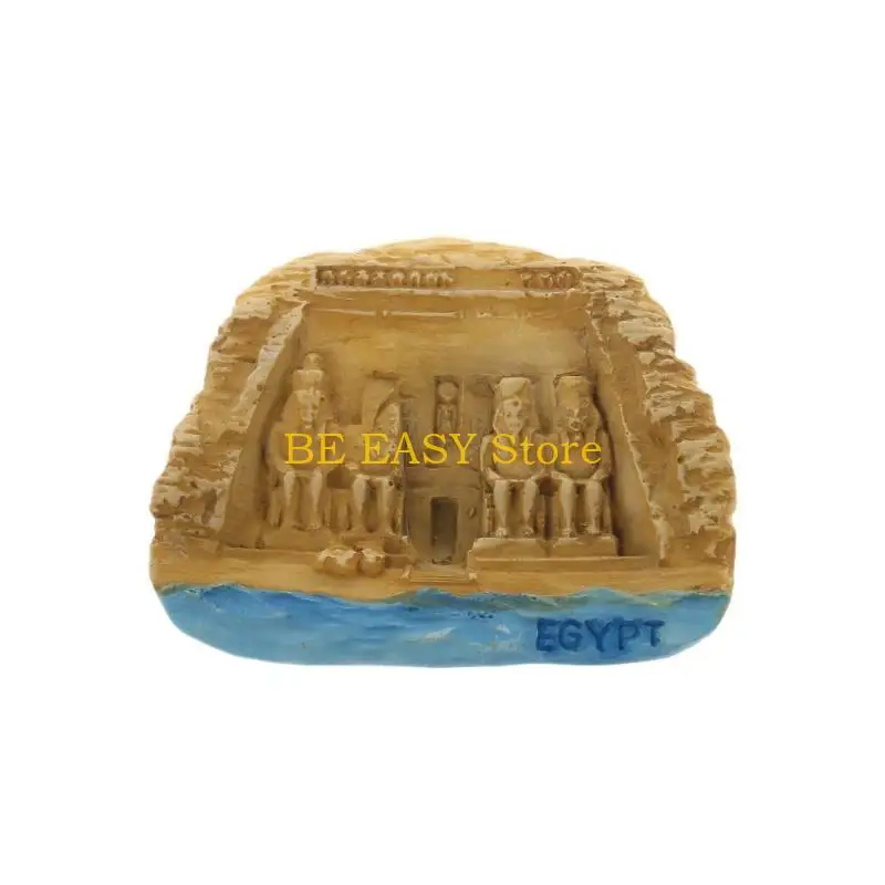 E28F Creative Fridge Magnets ملصق مصر Abu Simbel Magnets ملصقات Dec