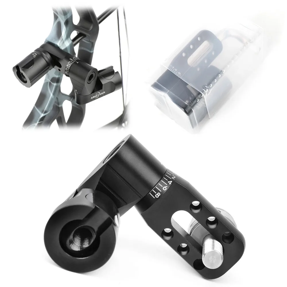 

Compound Bow Stabilizer V-Bar Archery Hunting Aluminium Single Side V-Bar Bow Target Competition Shooting Balance Bar V-Seat