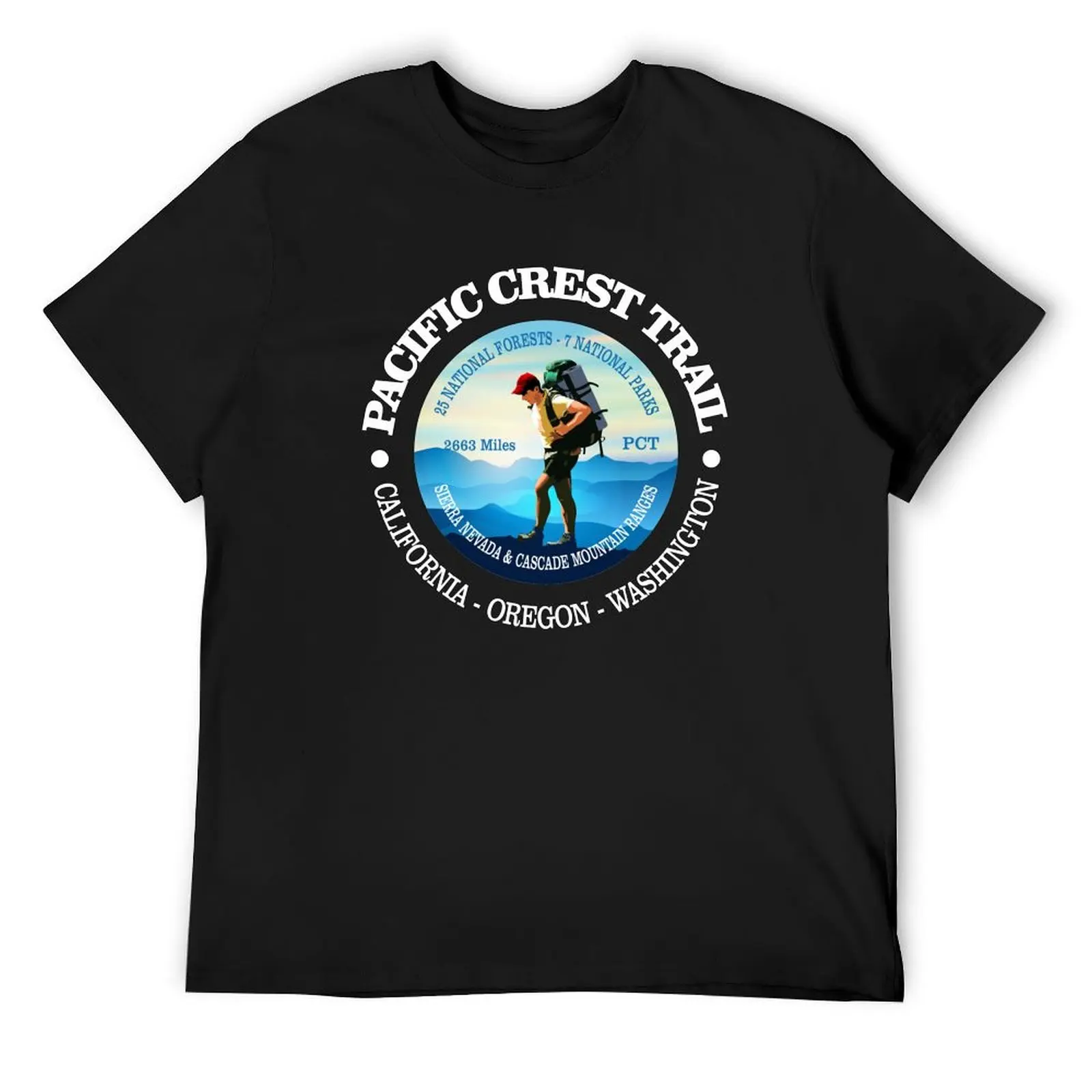 

Pacific Crest Trail (C) T-Shirt for a boy essential t shirt black t shirts for men