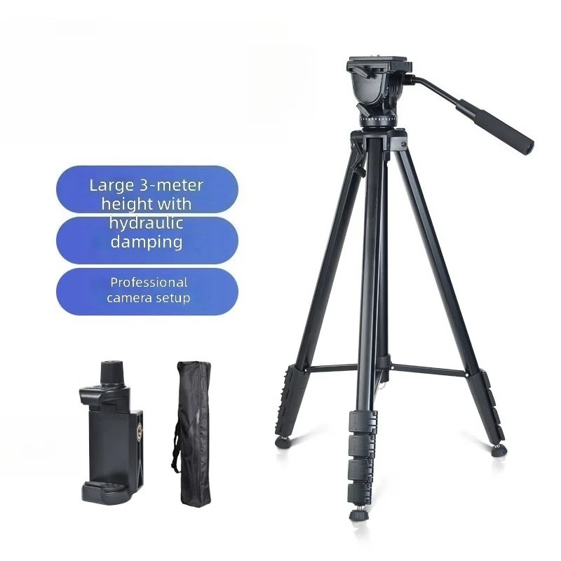 tripod height 3 meters VCT3000 professional hydraulic gimbal camera tripod overhead camera stand