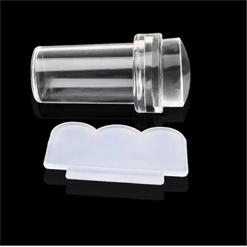 Nail Art Stamp Environmental Friendly Thickening Full Transparency Durable Smooth Easy To Store Manicure Tools Safety Effortless