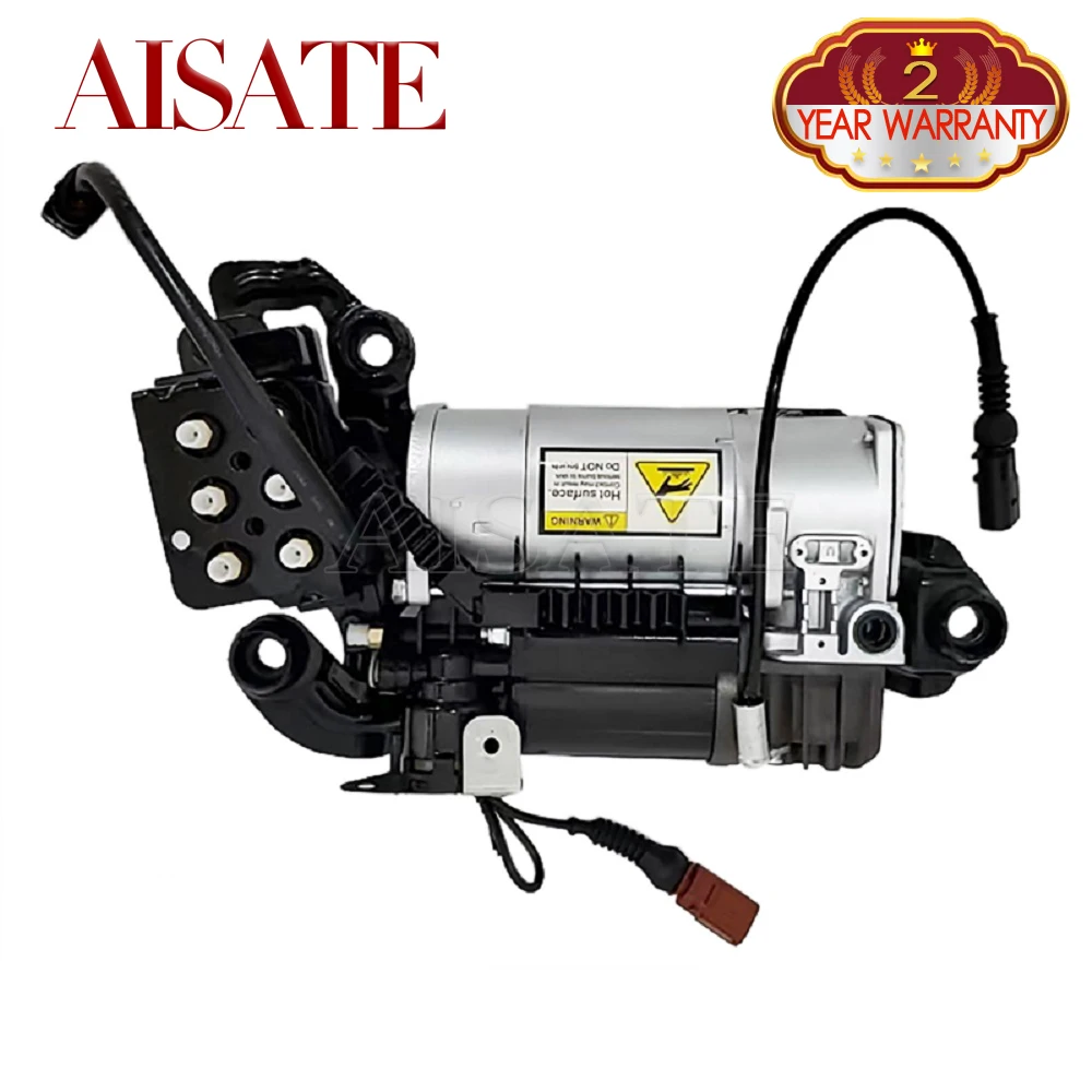 

For VW Volkswagen Phaeton Bentley Continental 2003-2012 Air Suspension Compressor Pump With Bracket And Valve Block 3D0616005M