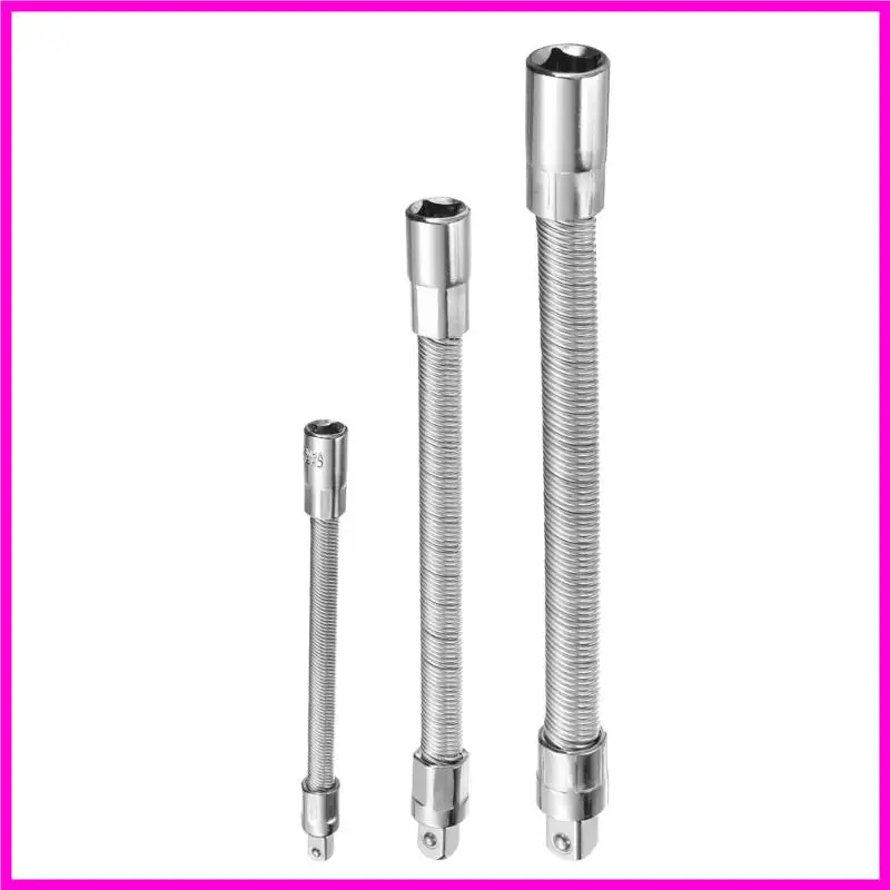 57Be 3PCS hohe Drehmomente Biegbare Sockel -Stange -Stangenbuchse für verschiedene Reparaturen Set für verschiedene Reparaturen