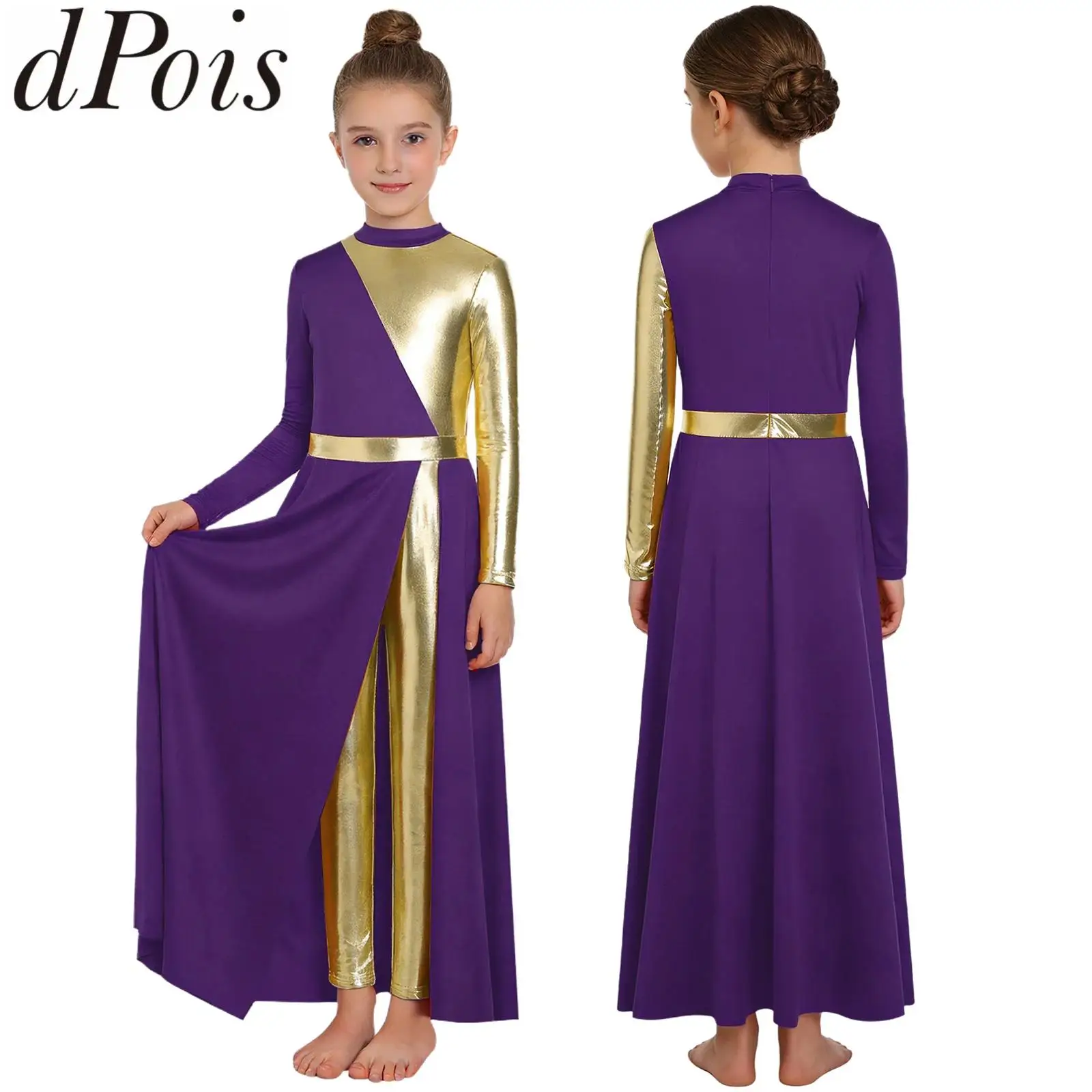 kids-girls-lyrical-dance-split-jumpsuits-dress-worship-liturgical-performance-costume-long-sleeve-praise-ballroom-romper-dress