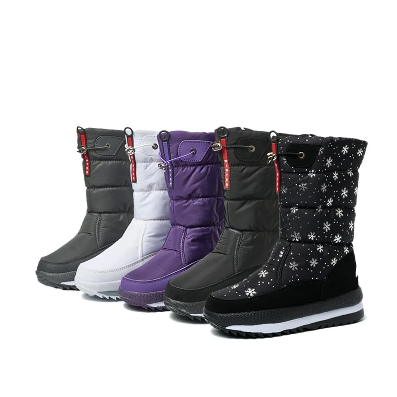 

Winter Women Boots Platform Shoes Keep Warm Thigh High Snow Boots Outdoor Ladies Slip on Comfortable Waterproof Femme Boots