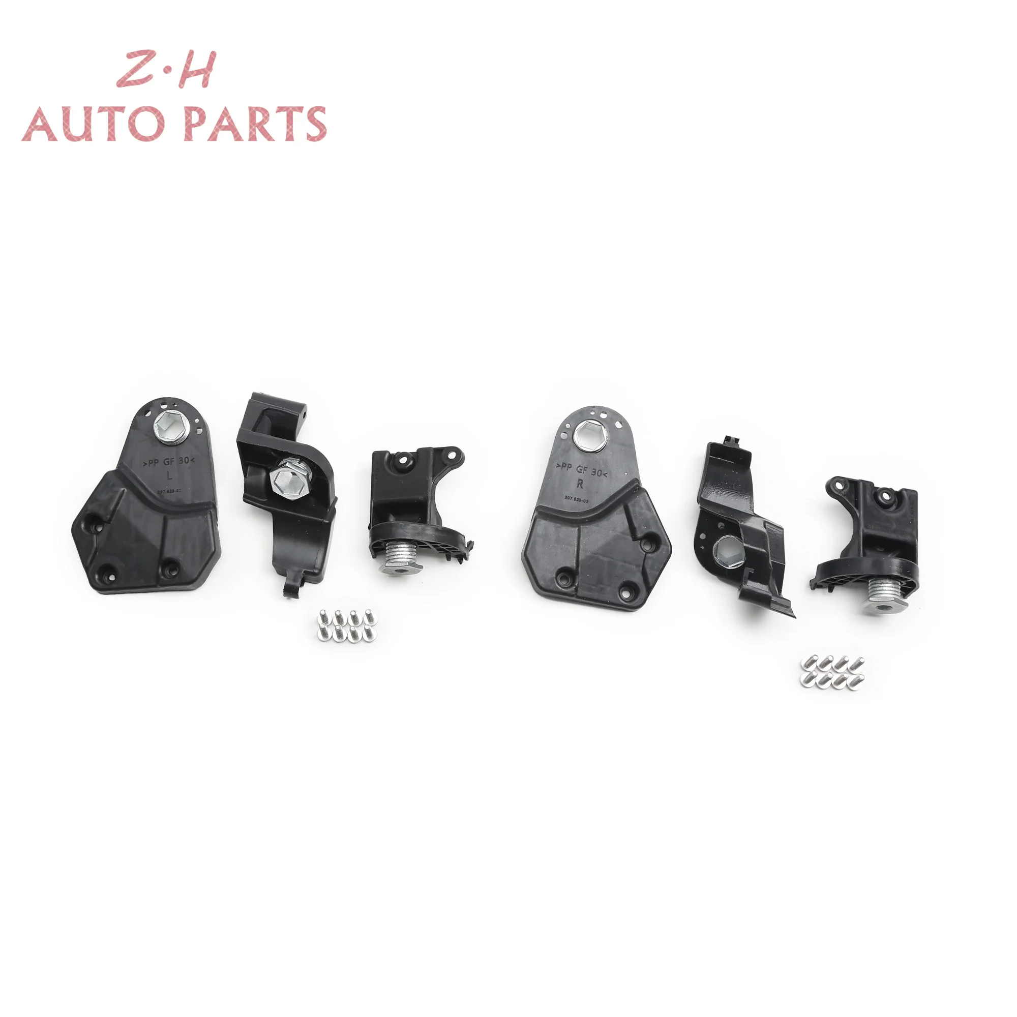 Car headlight repair incl accessory screws left and right set For Mercedes-Benz E-Class 213 16-19 A2138202200 A2138202300