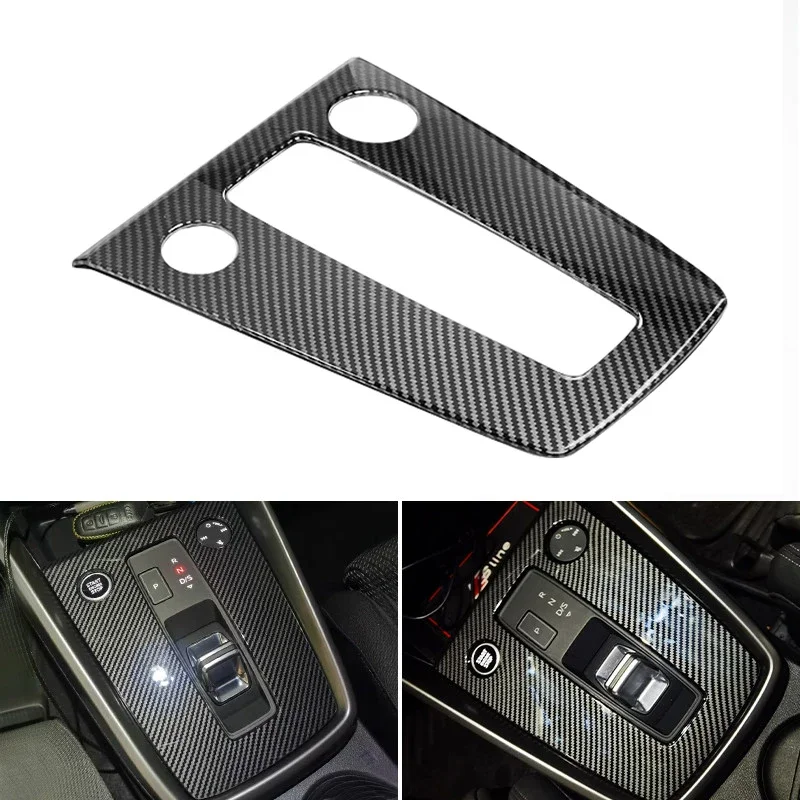 

LHD Car-styling Carbon Fiber Texture Center Control Gear Shift Panel Inner Cover Trim For Audi A3 8Y 2019 2020 2021