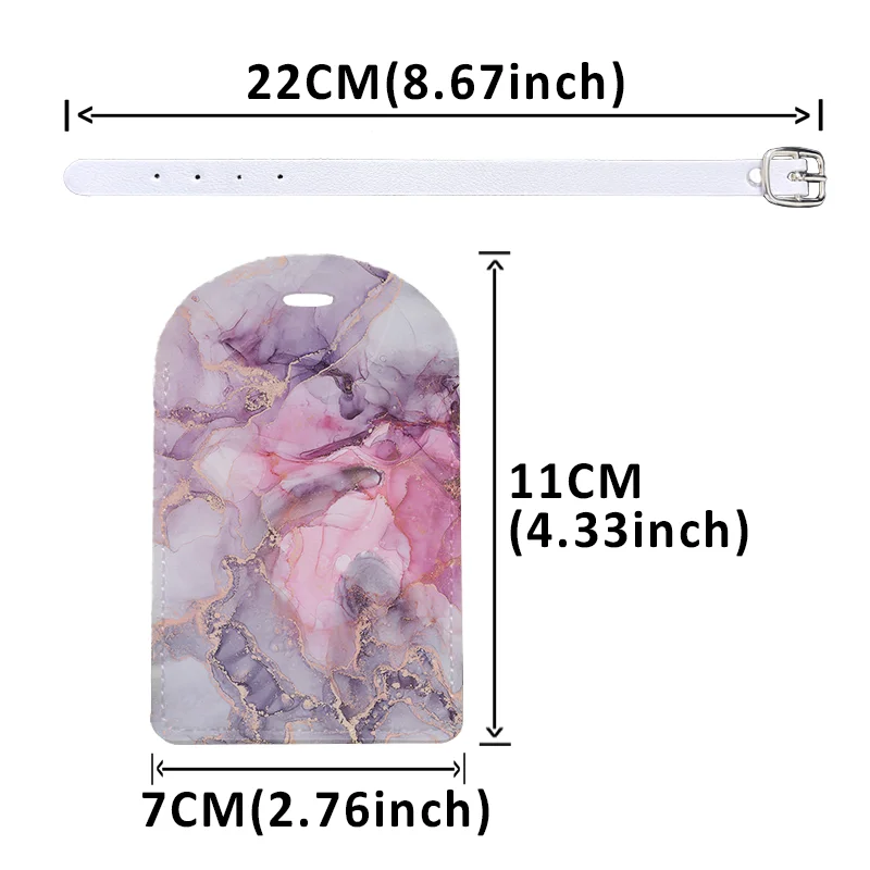 Рисунок 5 - Красочные мраморные багажные бирки